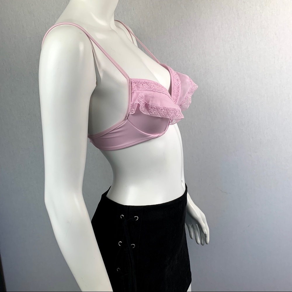 ❗️SOLD❗️Victorias Secret Ruffle Padded Swim Bra Bikini Top - Picture 6 of 13